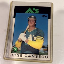 1986 TOPPS TRADED 20T JOSE CANSECO