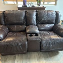 Leather Brown Sofas for Sell