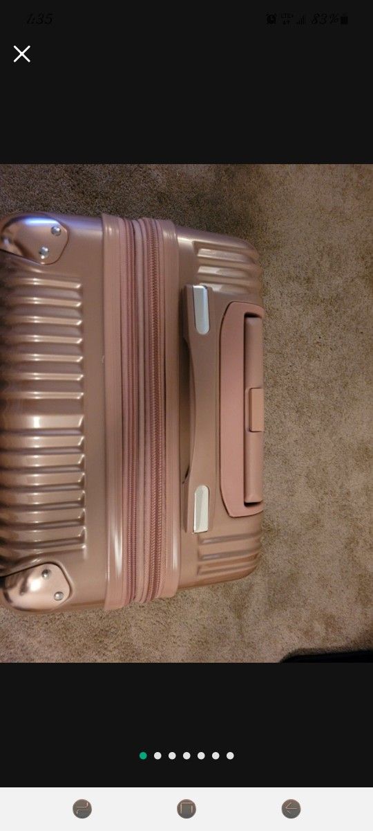 Rose Gold 360 Spinner Carry On 20"