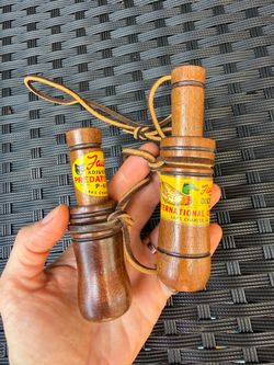 Vintage Faulk’s WA-33 Duck Call & P-60A Predator Call Set Louisiana