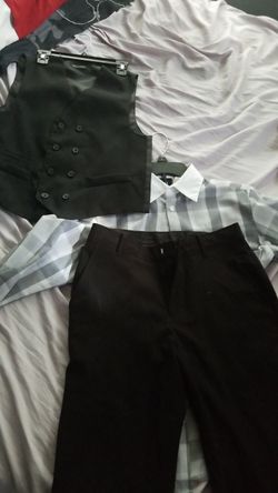 Shirt vest y pants 14 regular