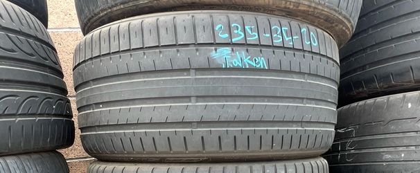 1x Used tire 235/35/20 Falken
