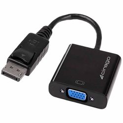 Display Port to VGA Female Video Cable Converter Adapter PC Monitor