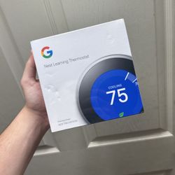 Google Nest 3rd Gen Pro. Thermostat (Stainless Steel) Brand New 