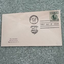 1958 First Day Cover Featuring The 4¢ Champion Of Liberty Stamp Honoring Lajos Kosuth #1117