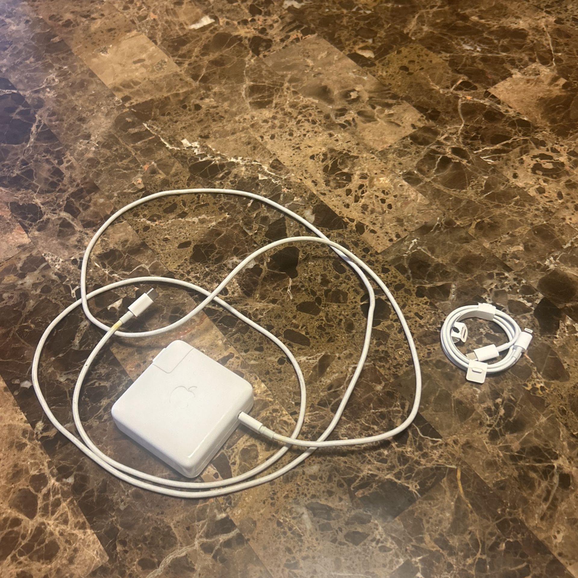 Mac Book Pro charger And iPhone Charger 