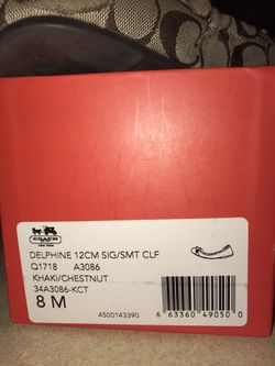 Authentic coach flats