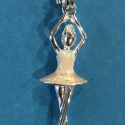 Sterling Ballerina Charm
