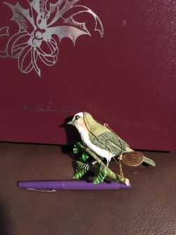 Bird Ornament the Danbury mint collection