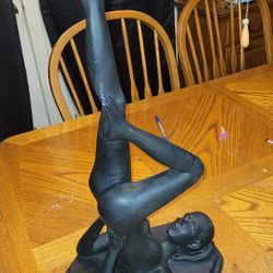 ART DECO STYLE NUDE LAMP BASE