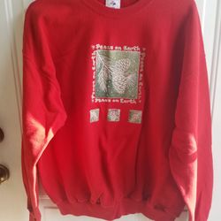Size XL Peace On Earth Seatshirt