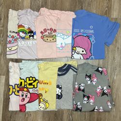 Sanrio Bundle Of T-Shirts - Small/Medium