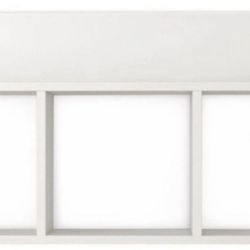 31.5" x 15.7" Rustic Floating Triple Cubby Shelf - Danya B.