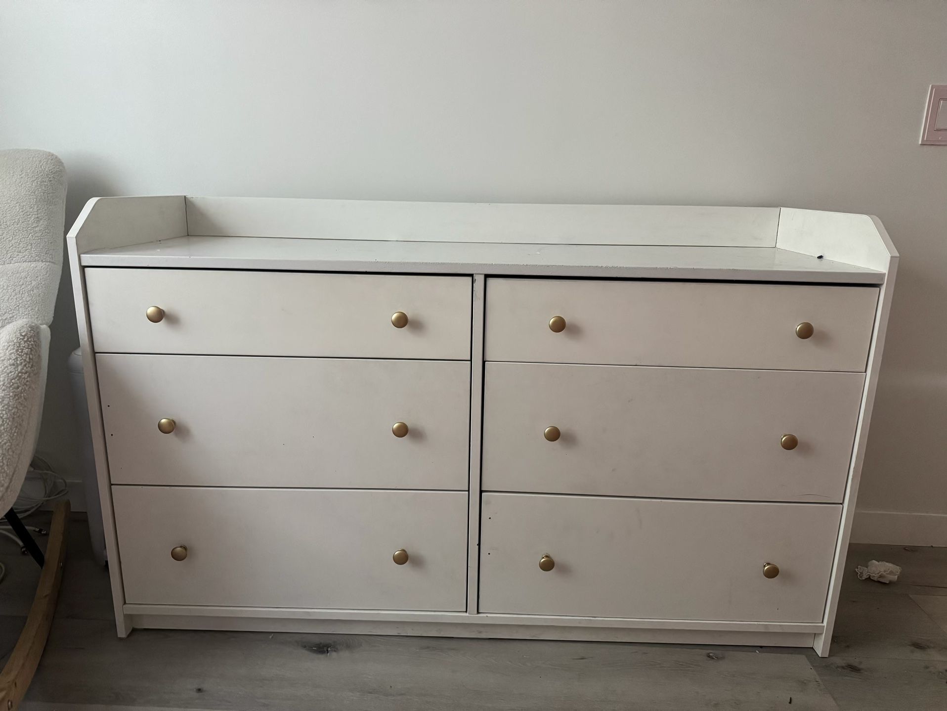 Kids White Dresser 