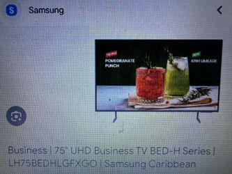 75' Samsung Tv