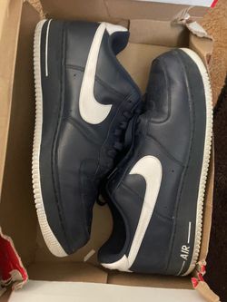Navy blue Air Force shoes must go