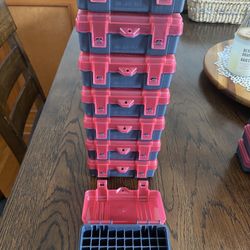 357 Magnum And 38 Special Plano Ammo Storage Boxes (8) Each Holds 50 Rounds