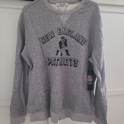 New England Patriots Vintage Crew Neck Sweater 