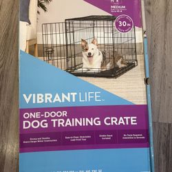Medium Dog Crate – Vibrant Life One-Door