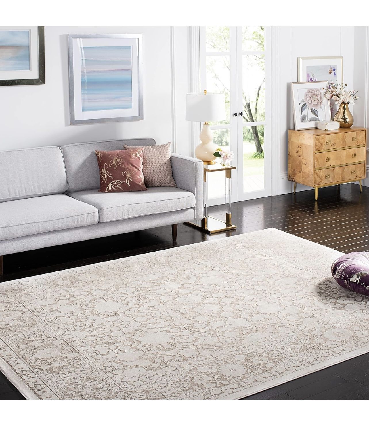 NEW Safavieh 8×10 Rug – Beige & Cream Reflection Collection