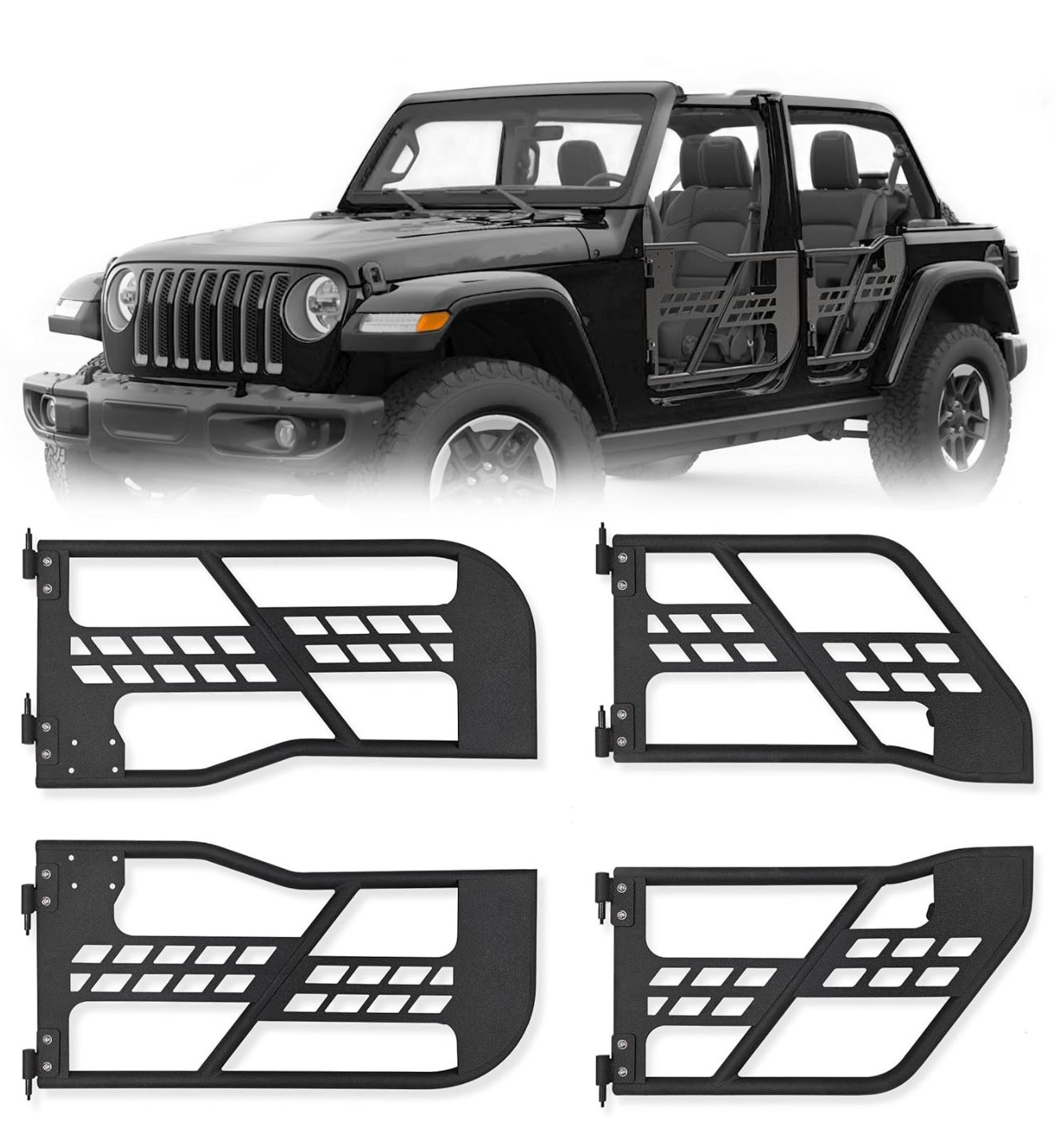 2018–2025 Jeep Wrangler JL JT Gladiator Tubular Doors