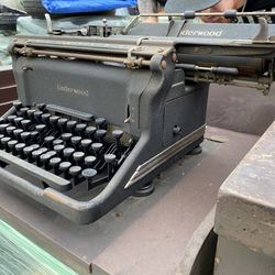 Antique Typewriter Desk Elliot Fisher Underwood 