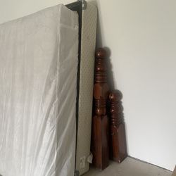 King size mattress & box springs