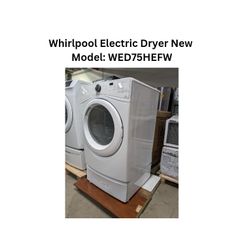 Whirlpool 7.3 CU Ft Electric Dryer & Pedestal  - White
