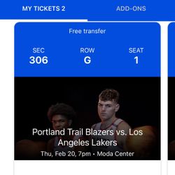 Blazers VS Lakers 