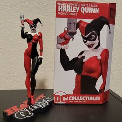 Harley Quinn Red, White, & Black Michael Turner DC Collectibles