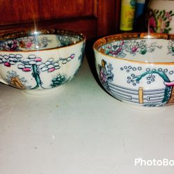 Oriental Style Bowls X 2