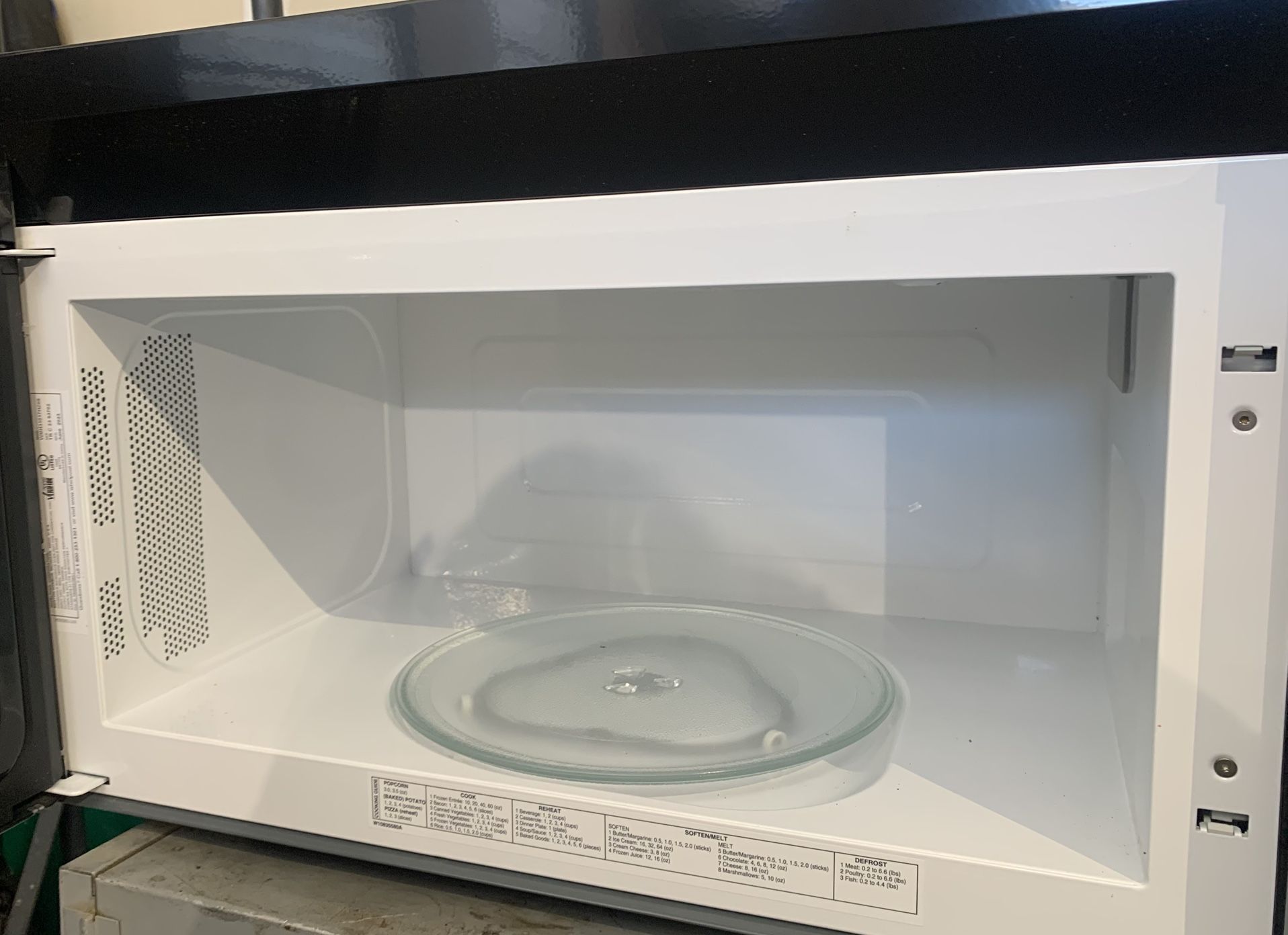 Whirlpool Range Hood Microwave