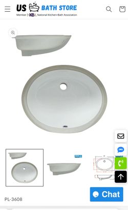 Undermount ADA Vanity Porcelain Sinks $500 OBO