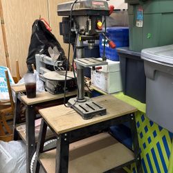 Craftsman Drill Press. Comes With Table. Dusty But Barely Used