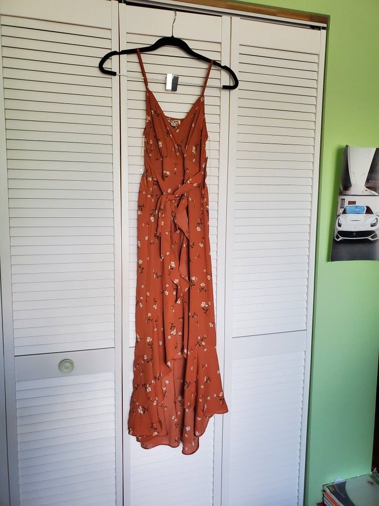 Floral High Low Dress