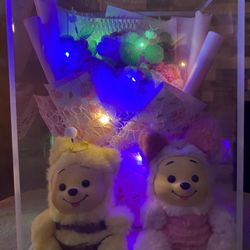 Winnie The Pooh Light Up Crochet Bouquet 