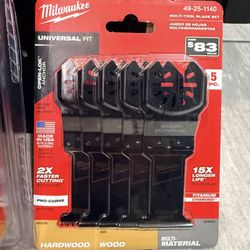 Milwaukee Multi Tool Blade Set