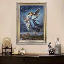 Guardian Angel 😇 On Canvas 24x36 