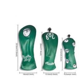 Malbon 2026 New Golf Wood Head Covers, Universal Driver Club Head Protector