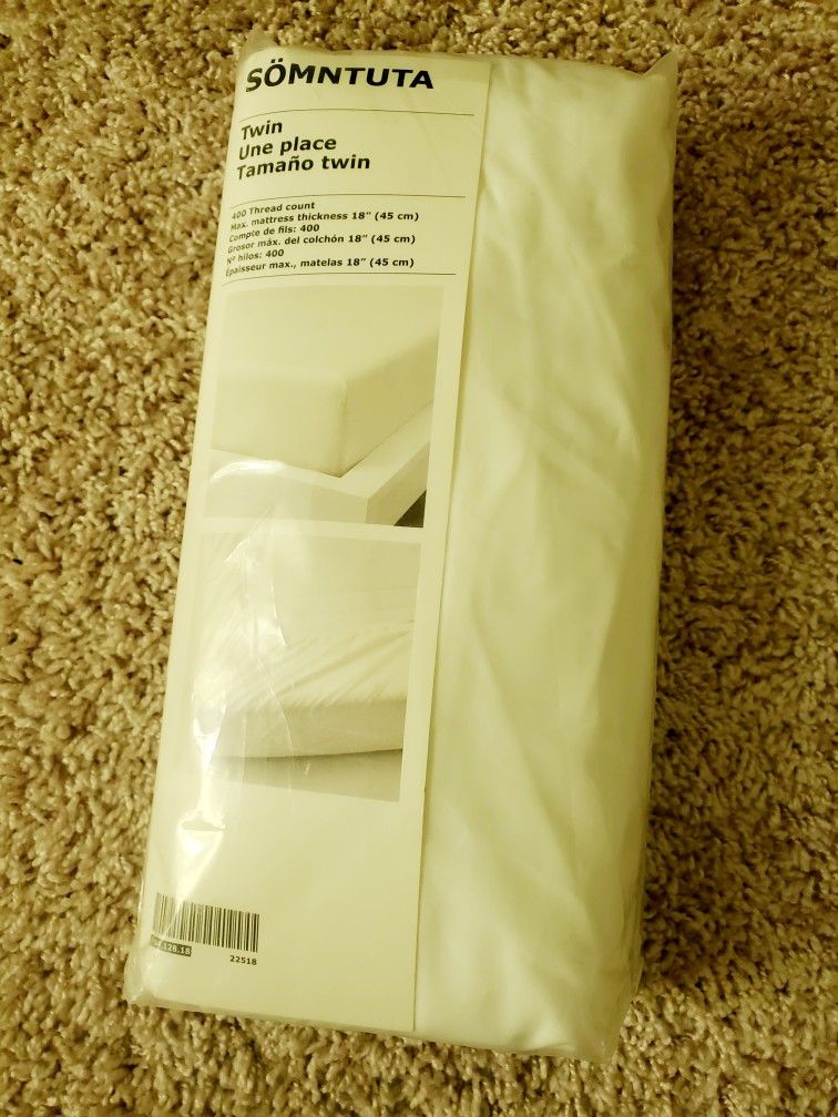 Twin fitted sheet New $15