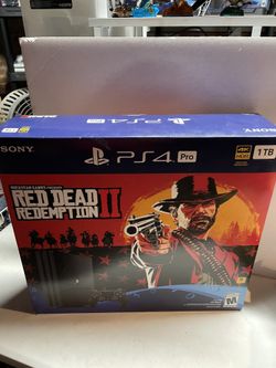 Playstation 4 Pro 1TB Red Dead Redemption Edition 