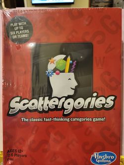 Hasbro Gaming - Scattergories New 2016 Table Top Game, Board Game.  (R)