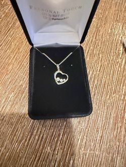 Diamond Heart Pendant Necklace – Brand New – Never Worn