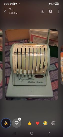 Paymaster Ribbon writer
