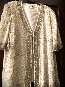 Elegant, Plus-Size Evening Top