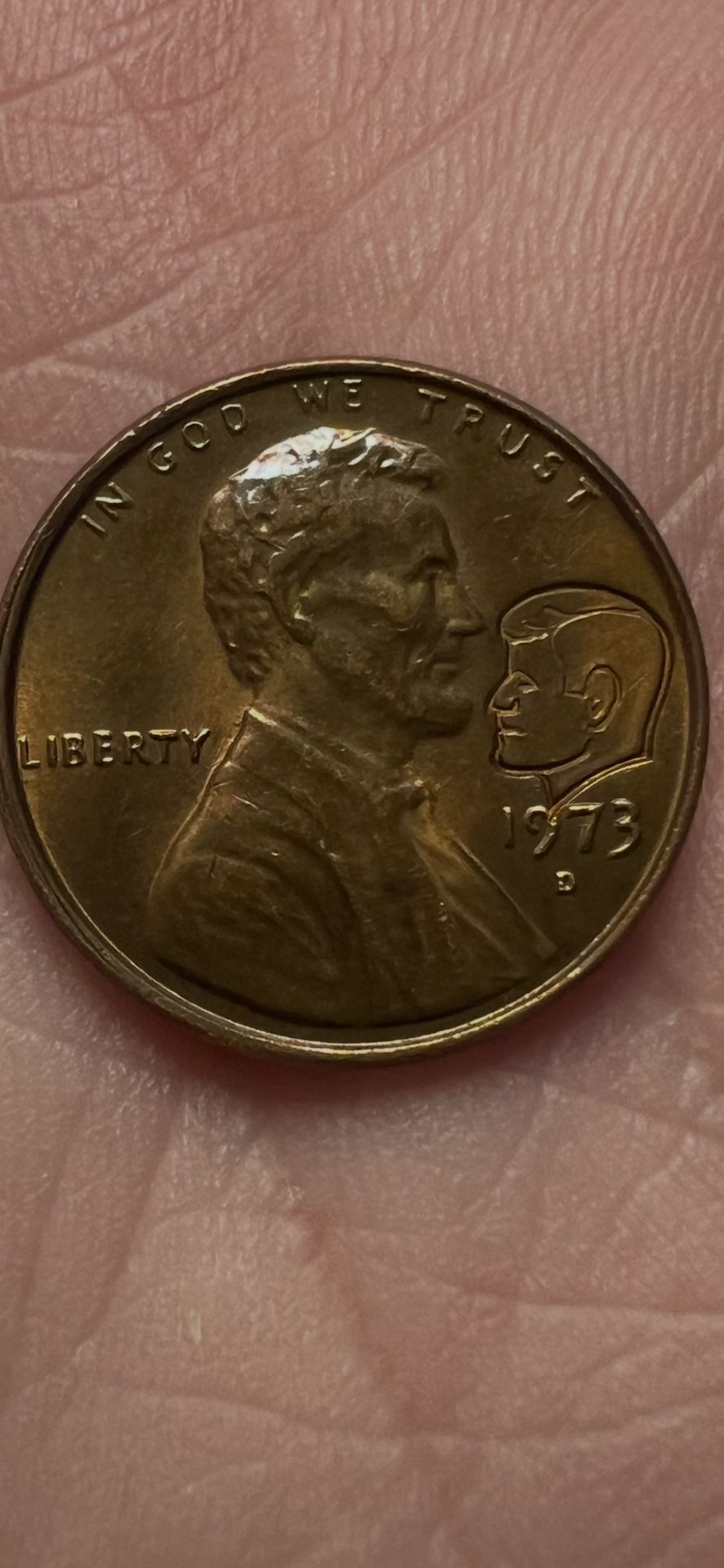 1973 (D) Lincoln Penny
