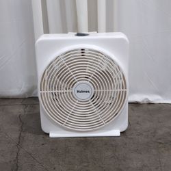 Holmes White Plastic Two-Speed Box Fan