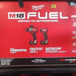Milwaukee M18 Fuel 2 Tools Combo Kit