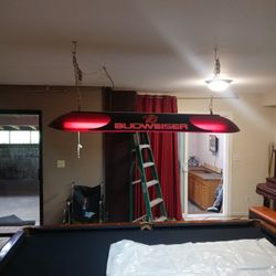 Budweiser Pool Table Light 