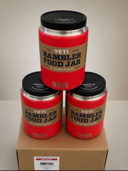 YETI Rambler 24 oz. Insulated Food Jar, Rescue Red - New